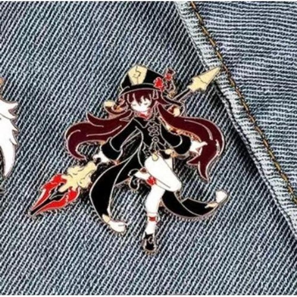 Genshin Impact Hu Tao Pin anime Waifu collectible New!